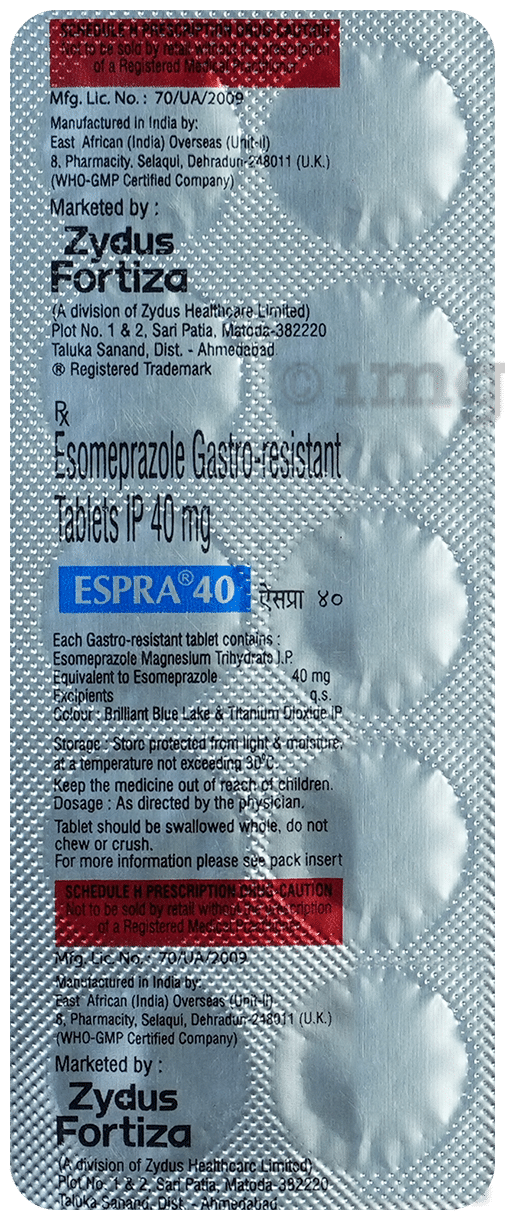Espra 40mg Tablet
