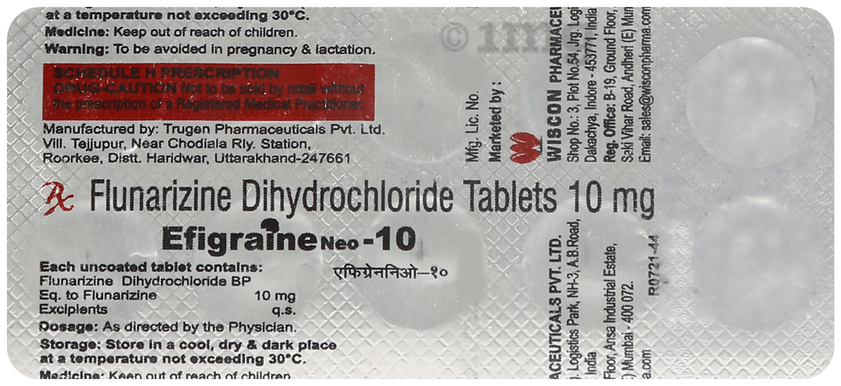 Efigraine 10mg Tablet