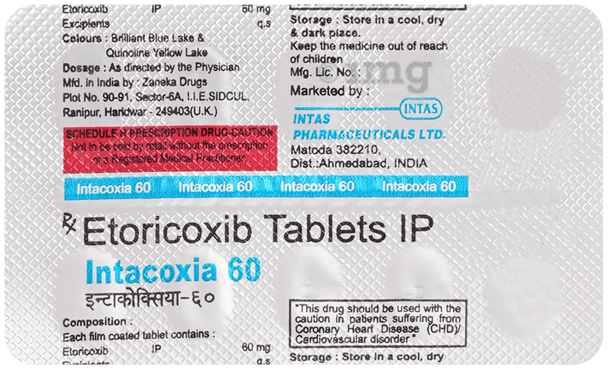 Intacoxia 60mg Tablet