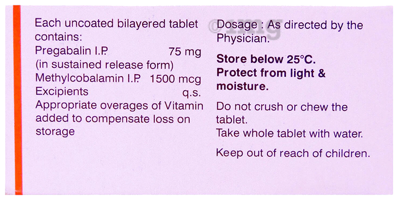 Pregadoc M - SR 75 Tablet