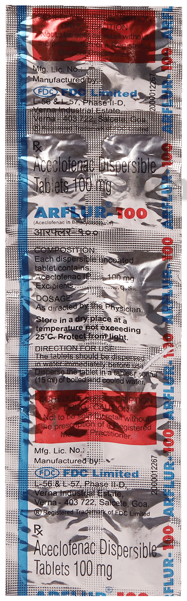 Arflur 100 Tablet DT