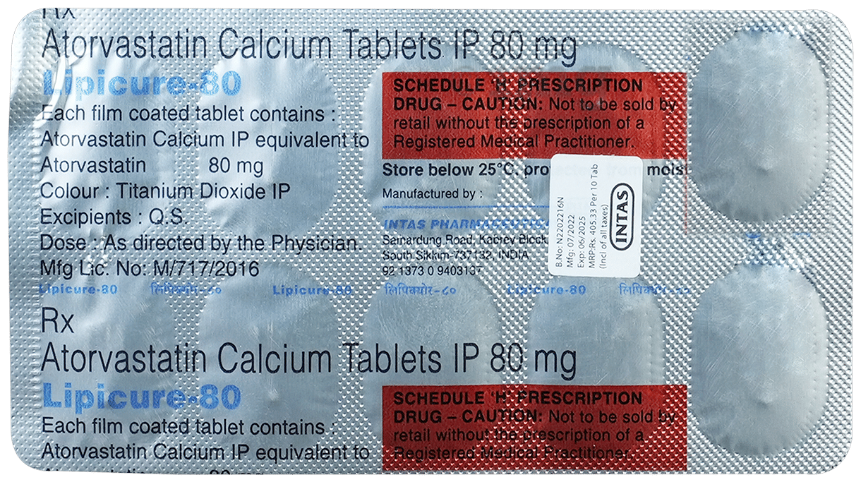 Lipicure 80 Tablet
