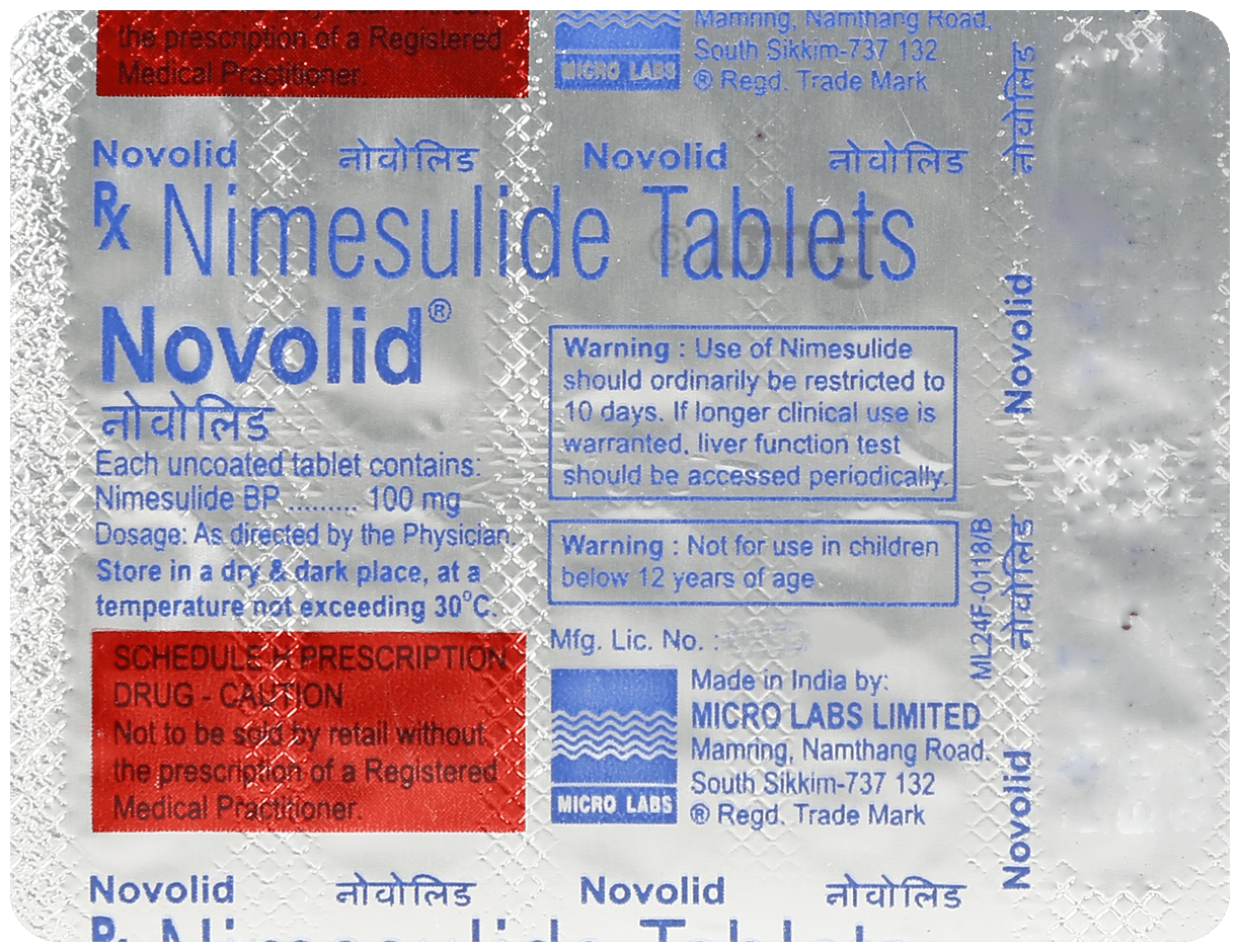 Novolid 100mg Tablet