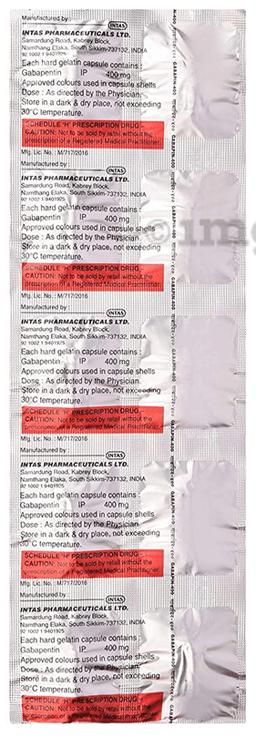 Gabapin 400 Capsule