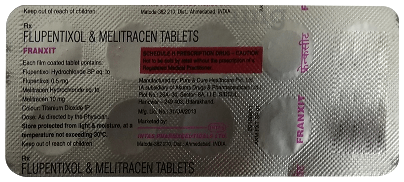 Franxit 0.5 mg/10 mg Tablet