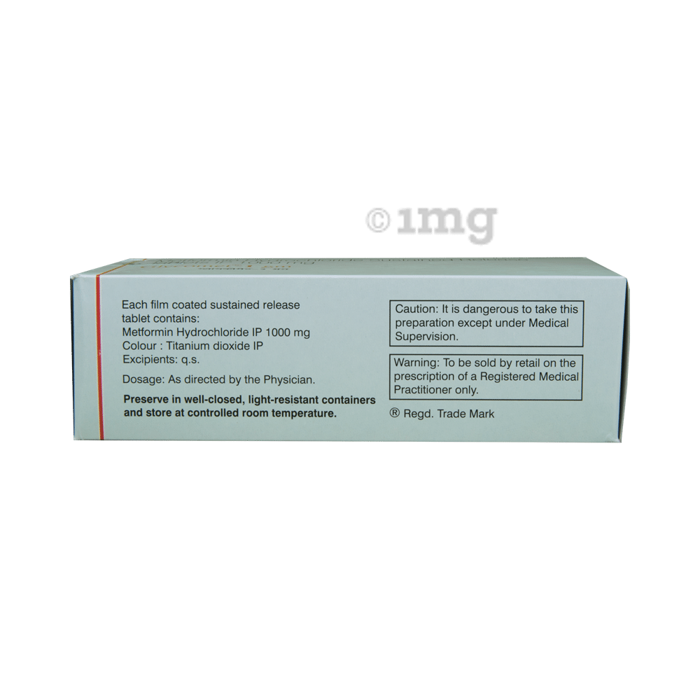 Glycomet 1gm Tablet SR