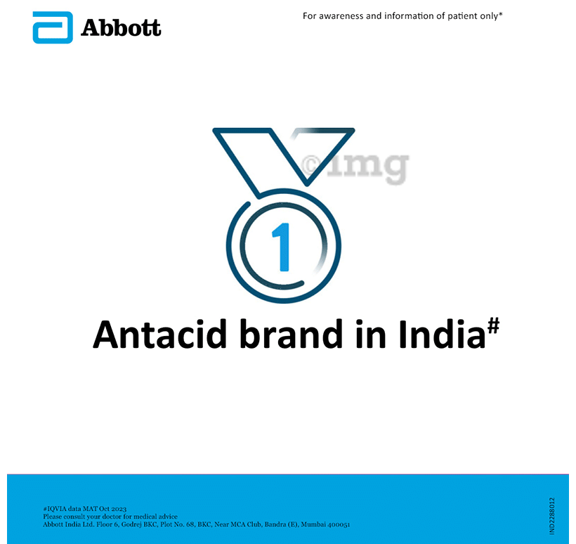 Digene Antacid Antigas Tablet | For Acidity, Gas &amp; Stomach Care | Flavour Orange