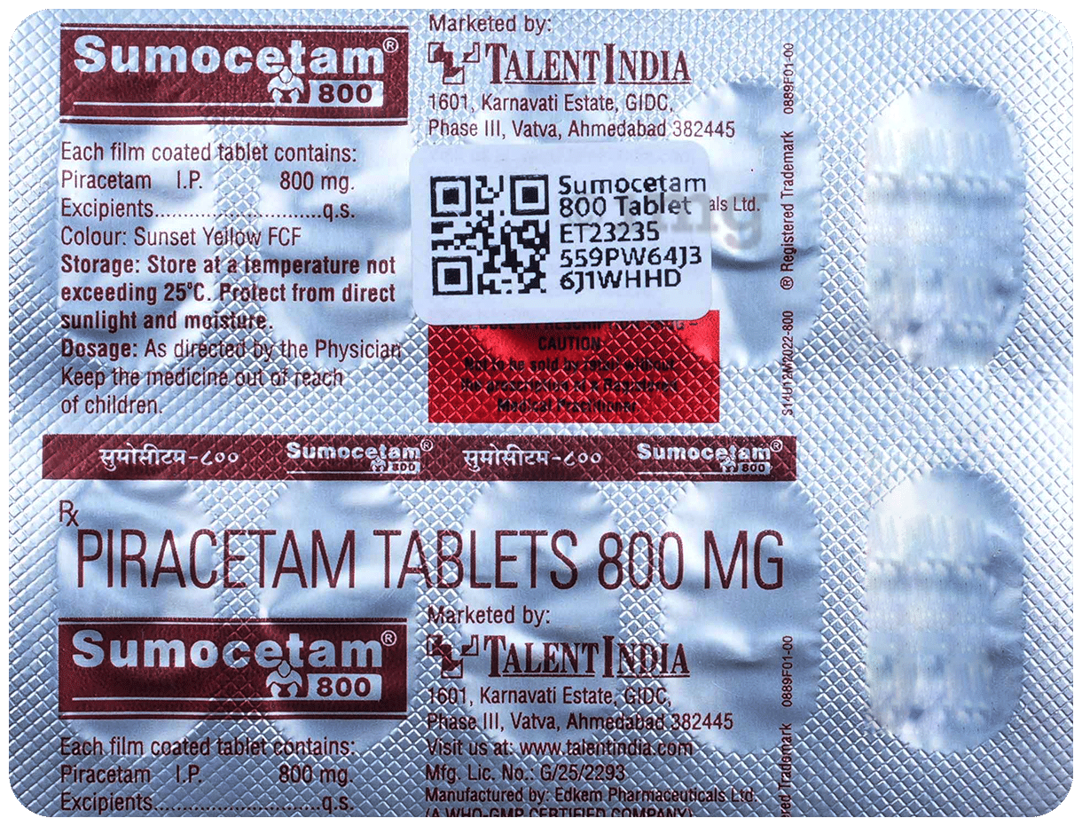 Sumocetam 800 Tablet