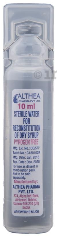 Azee 200mg Dry Syrup Peppermint