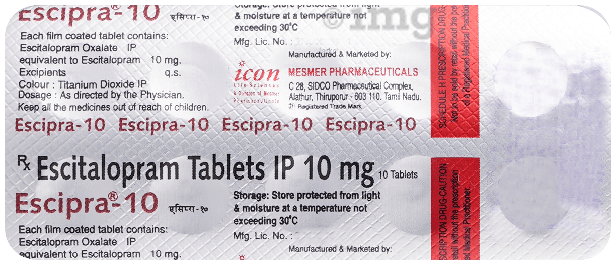 Escipra 10 Tablet
