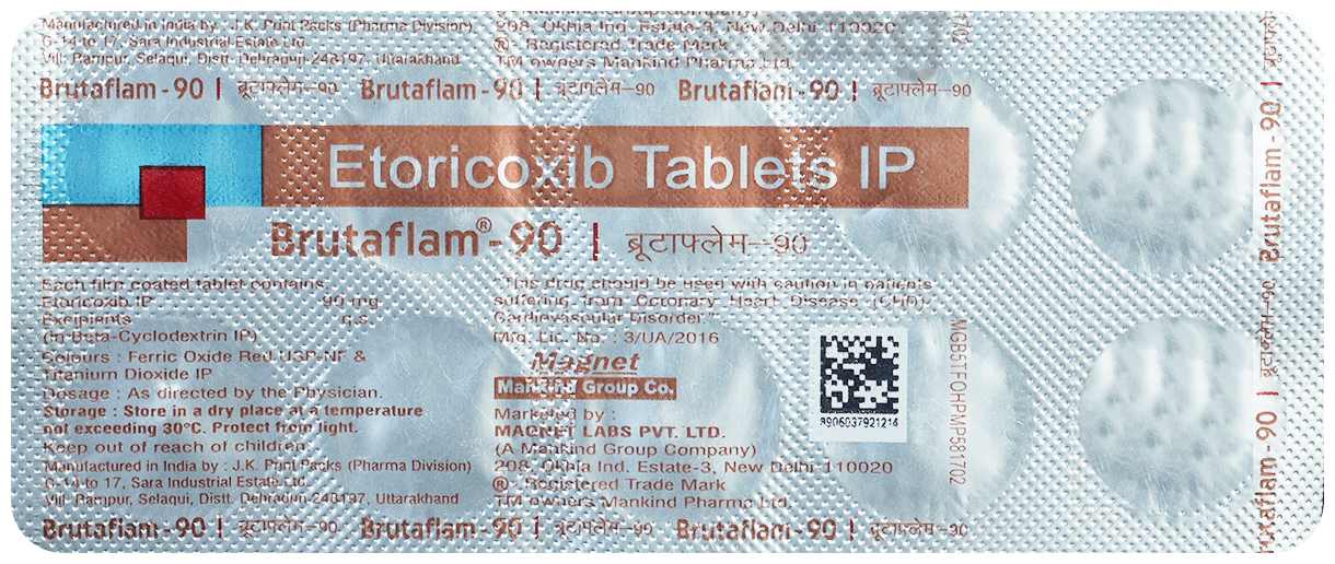 Brutaflam 90mg Tablet