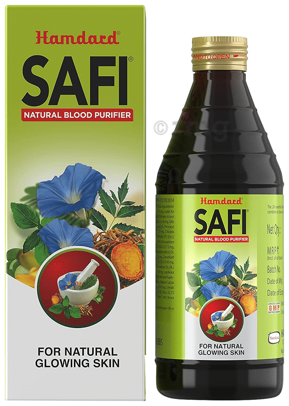 Hamdard Safi Natural Blood Purifier Syrup | For Natural Glowing Skin &amp; Stomach Care