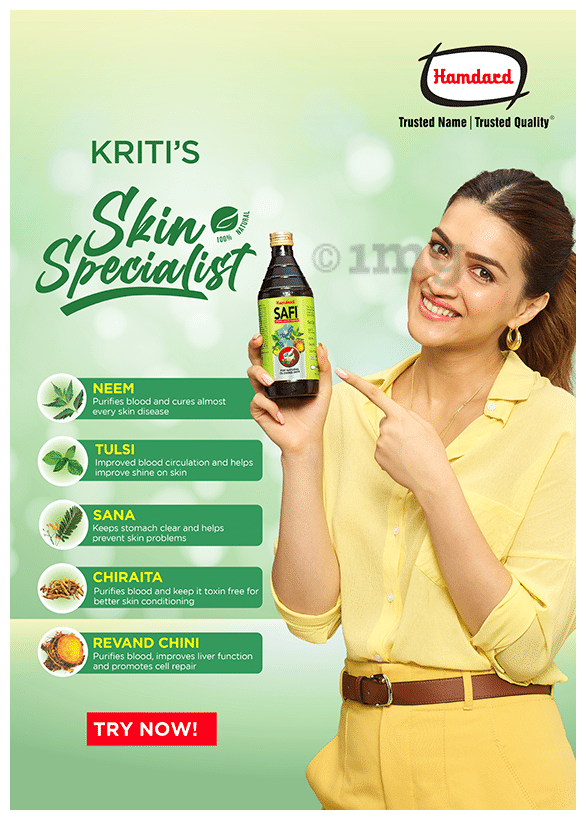 Hamdard Safi Natural Blood Purifier Syrup | For Natural Glowing Skin &amp; Stomach Care