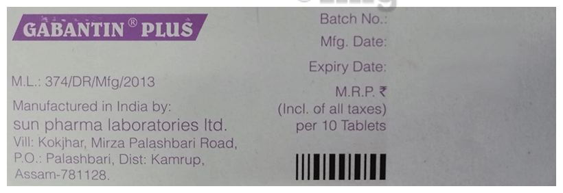 Gabantin Plus Tablet