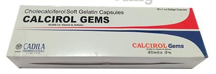 Calcirol Gems Soft Gelatin Capsule