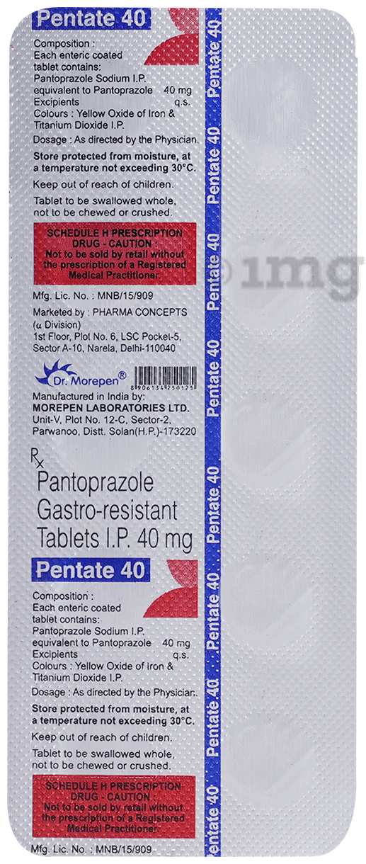 Pentate 40 Tablet