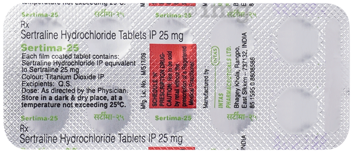 Sertima 25mg Tablet