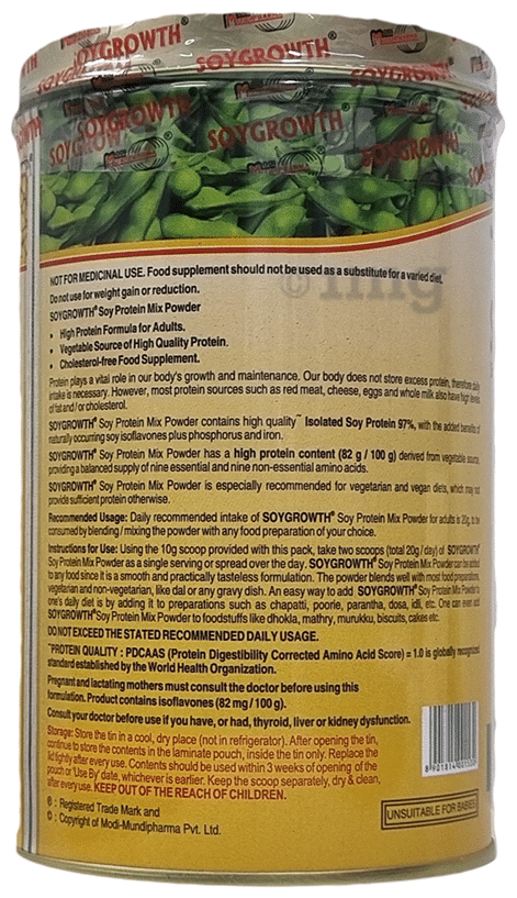 Soygrowth Soy High Protein Powder Mix | Cholesterol-Free