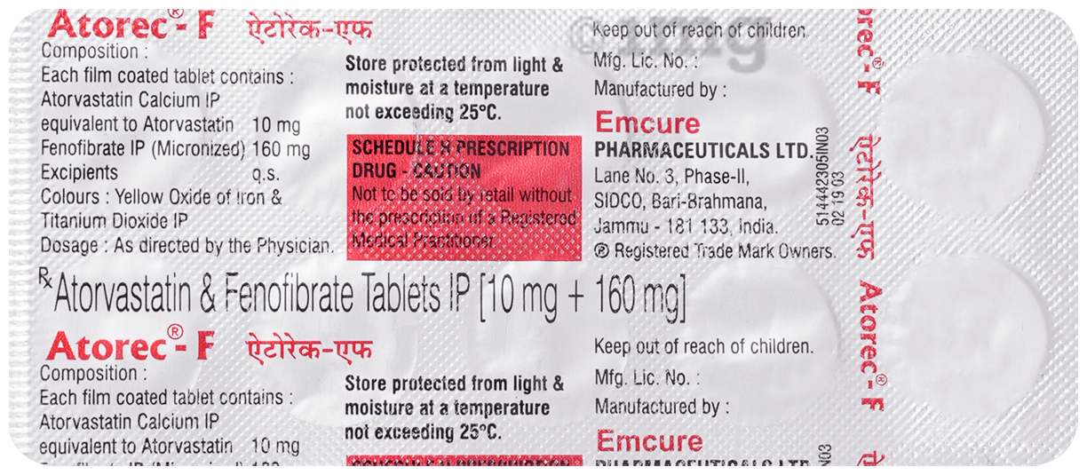 Atorec-F Tablet