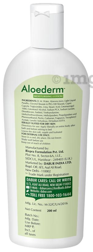 Aloederm Moisturising Lotion