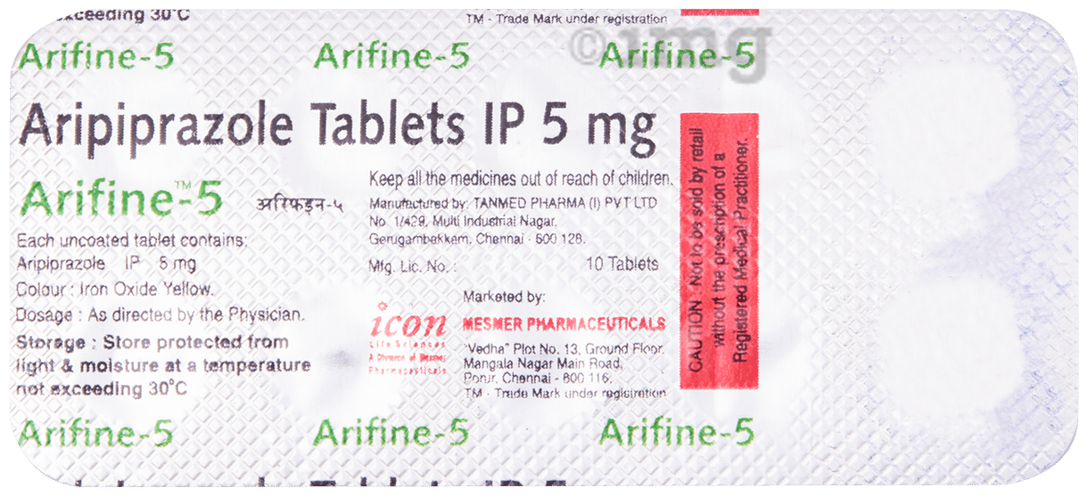 Arifine 5mg Tablet