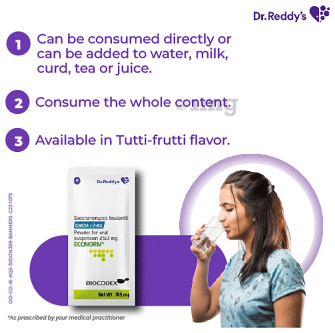 Econorm 250mg Probiotic Sachet for Children | For Diarrhoea Relief &amp; Immunity Boost