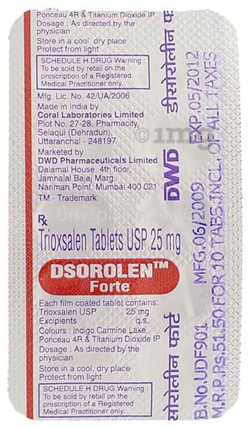 Dsorolen Forte 25mg Tablet