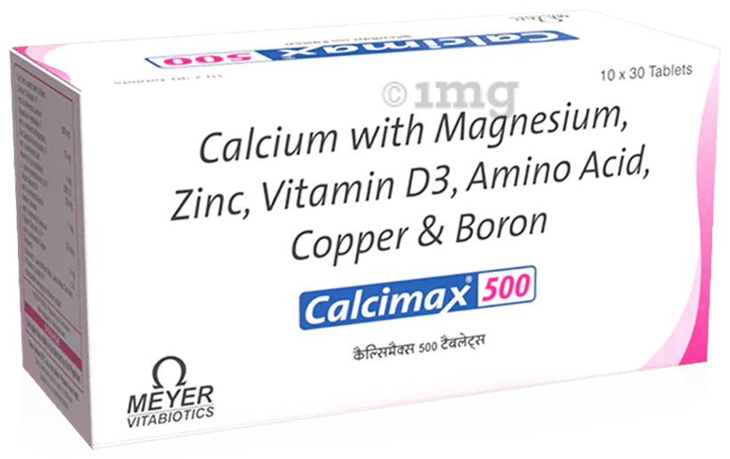Calcimax Calcium 500 Tablet for Bone Health | Bone, Joint &amp; Muscle Care