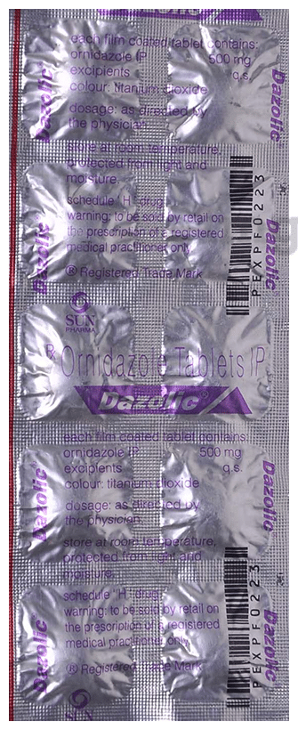 Dazolic 500mg Tablet