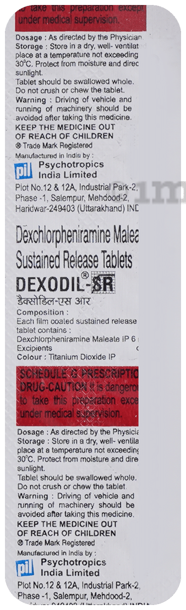 Dexodil 6mg Tablet SR