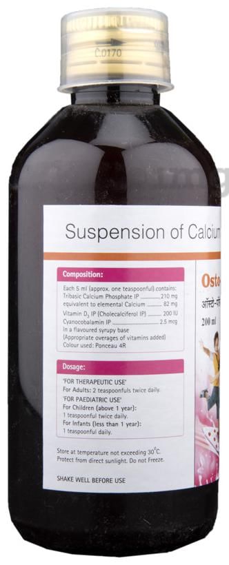 Osto-Polybion D Syrup Strawberry