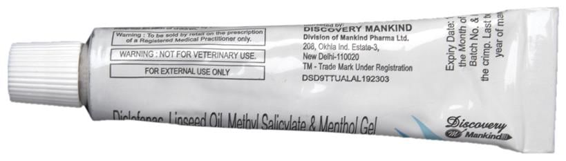 Nobel Pain Relief Gel | With Diclofenac, Linseed Oil, Methyl Salicylate &amp; Menthol