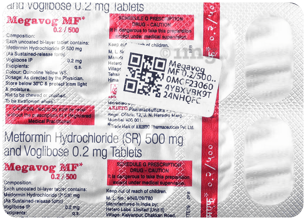 Megavog MF 0.2/500 Tablet SR