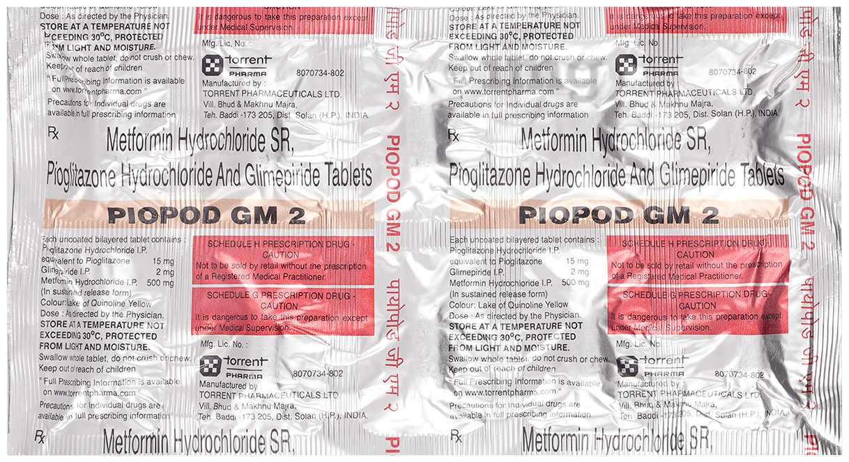 Piopod GM 2 Tablet SR
