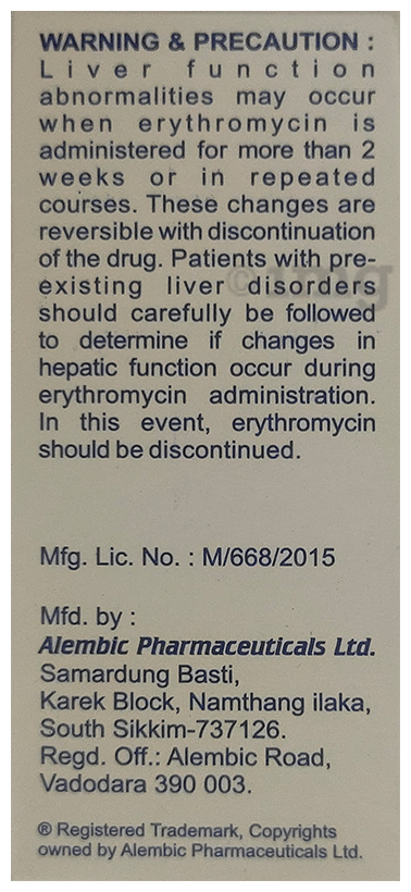 Althrocin 100mg Drop