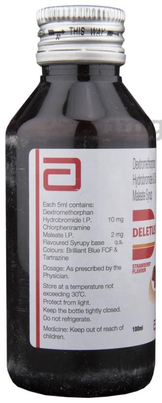 Deletus D  Syrup Strawberry