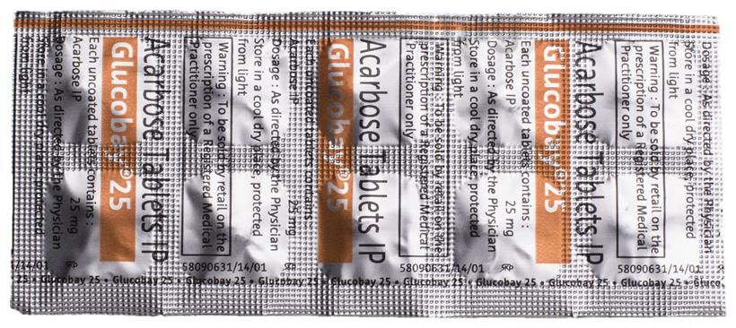 Glucobay 25 Tablet
