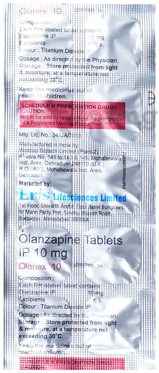 Olanex 10 Tablet