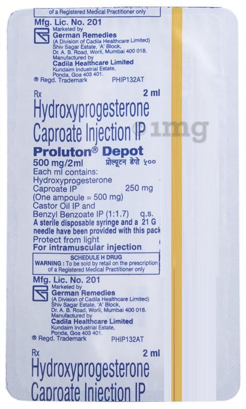 Proluton Depot 500mg/2ml Injection