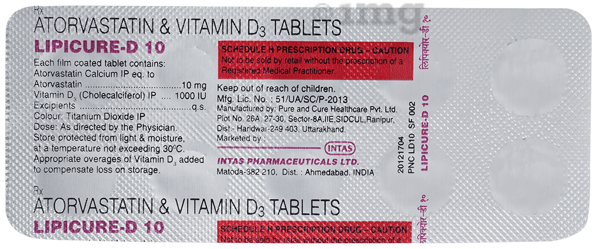 Lipicure-D 10 Tablet