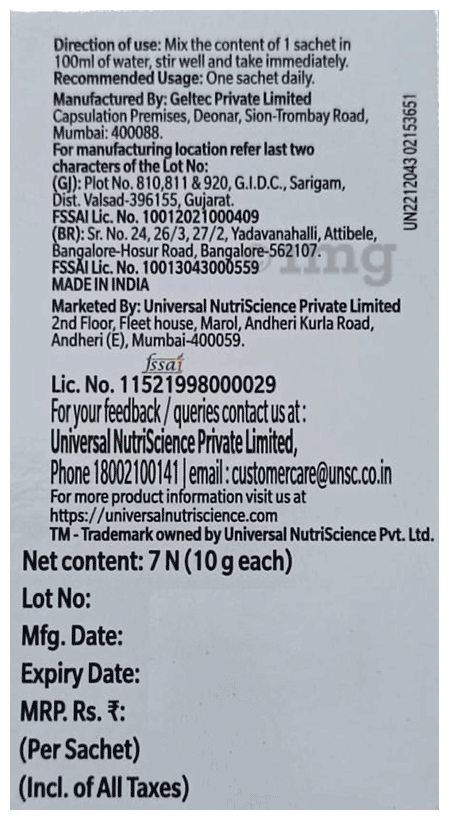 Enlarge Forte Male Sexual Health Supplement Sachet