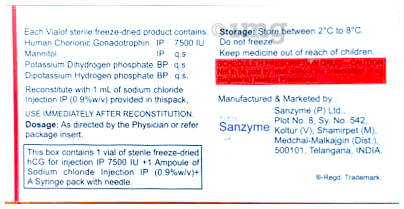 Pubergen JO 7500IU Injection