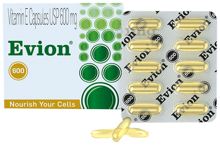 Evion 600mg Capsule with Vitamin E for Cellular Health