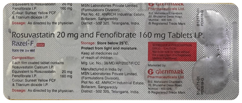Razel-F 20 Forte Tablet