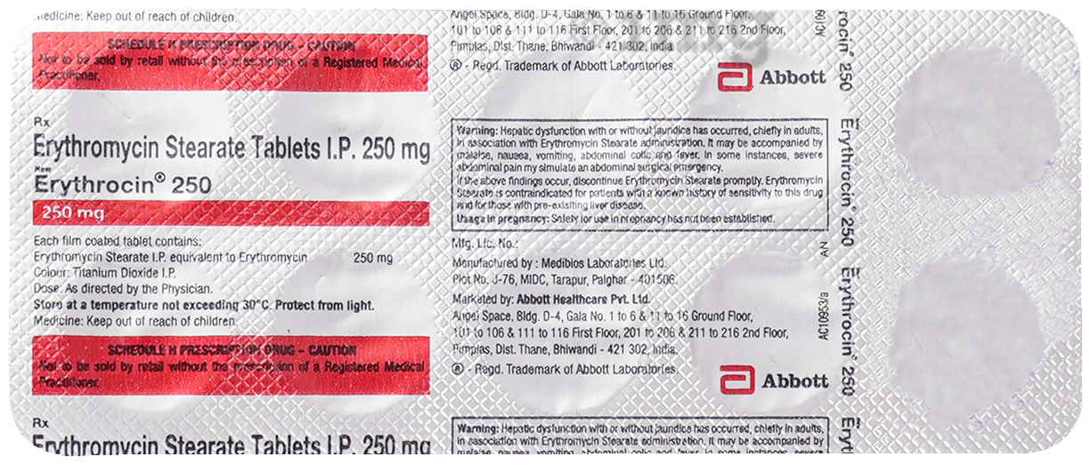 Erythrocin 250mg Tablet