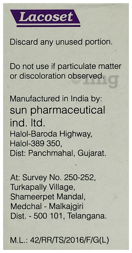 Lacoset 10mg Injection