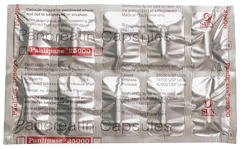 Panlipase 25000 Capsule