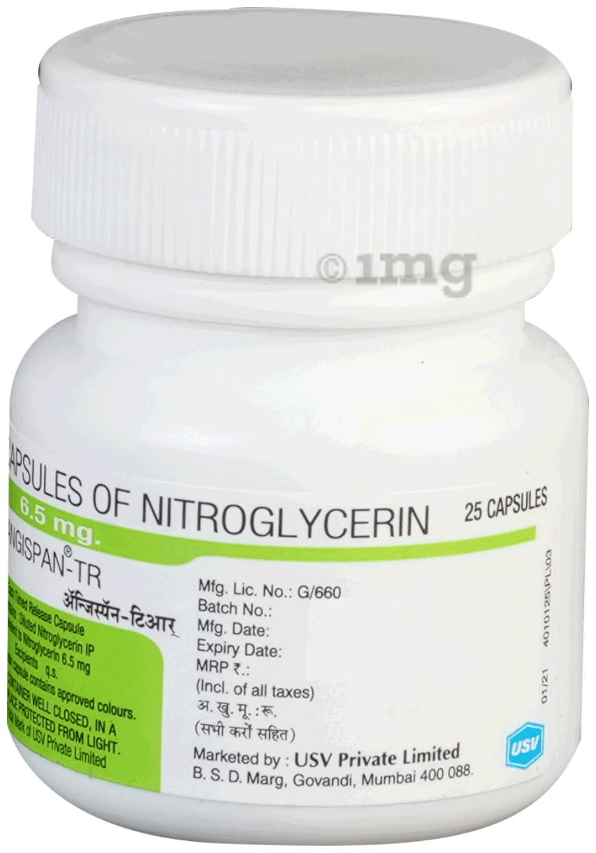 Angispan-TR 6.5mg Capsule