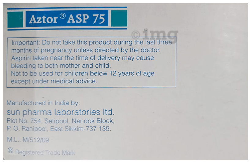 Aztor Asp 75 Capsule