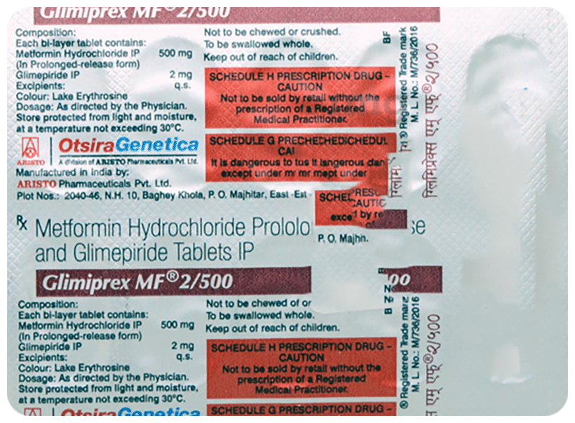 Glimiprex MF 2/500 Tablet PR